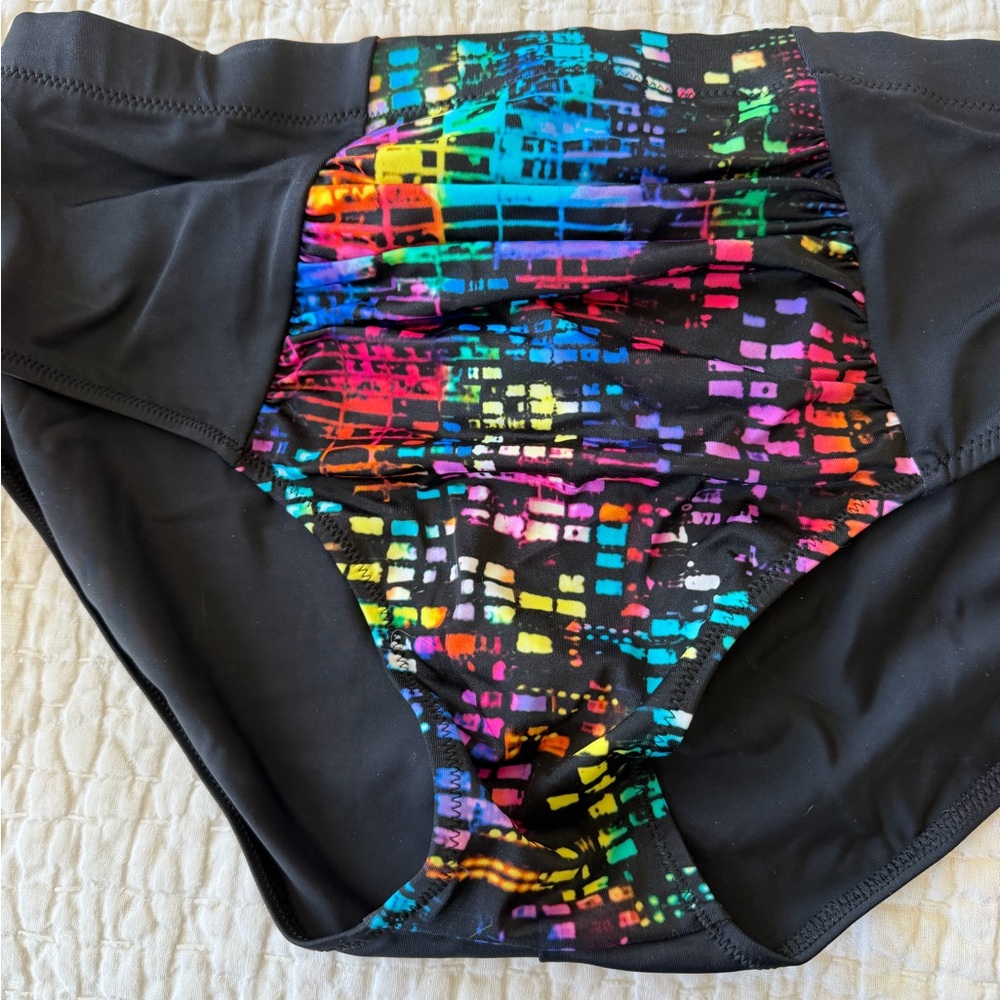 NWT Elomi Swim 3 pc colorful bikinis with cup sized top, bottom and tankini - Picture 5 of 9